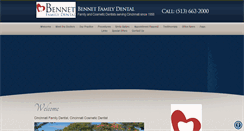 Desktop Screenshot of bennetfamilydental.com